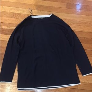Navy sweater